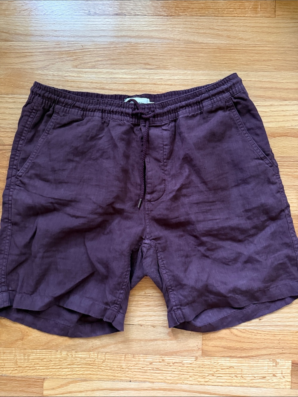 Taylor Stitch Apres Shorts in Espresso Hemp Size L 7”inseam